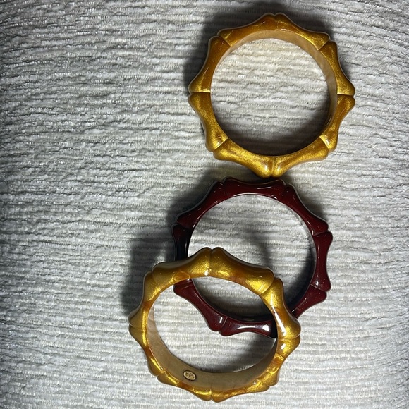 A.P.C.resin bracelets set of 3 - Picture 3 of 9